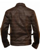 Indiana Jones Harrison Ford Brown Leather Jacket