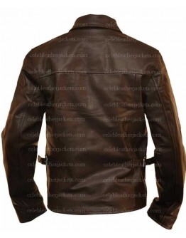 Indiana Jones Harrison Ford Brown Leather Jacket