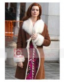 Modern Love Anne Hathaway Brown Coat