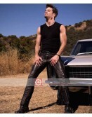 Chris Pine Straight Leather Pant
