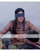 Bird Box Sandra Bullock Brown Leather Jacket