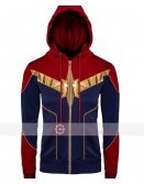 Captain Marvel Carol Danvers Hoodie Jacket