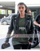Kim Kardashian Motorcycle Leather Jacket