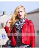 ANETE LASMANE BIKER LEATHER JACKET