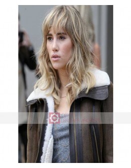 Suki Waterhouse B3 Sheepskin Shearling Jacket