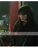 The Snowman Charlotte Gainsbourg Leather Coat