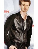 Andrew Garfield Bomber Leather Jacket