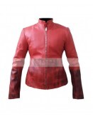 Avengers Age Of Ultron Elizabeth Olsen Red Jacket