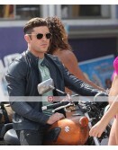 Baywatch Zac Efron Biker Jacket