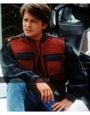 Back To Future Michael J. Fox (Marty Mcfly) Leather Jacket