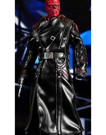 Captain America Avenger Hugo Weaving (Red Skull) Leather Coat