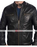 Andrew Marc Laser Moto Leather Jacket